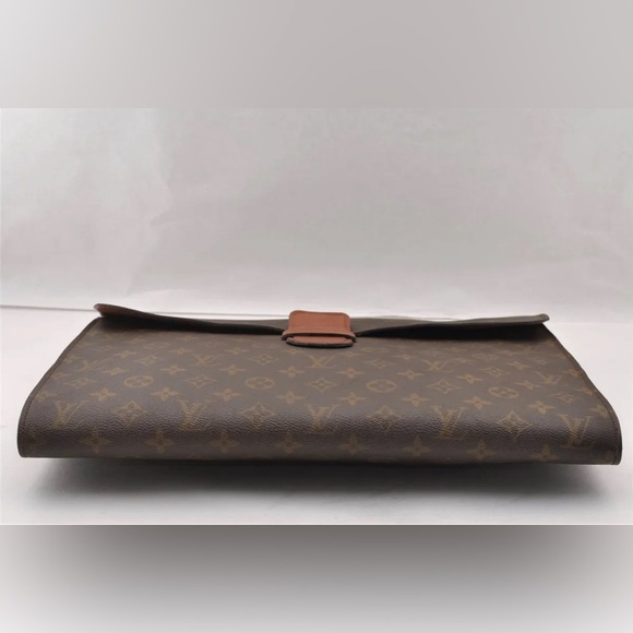 Louis Vuitton Monogram Poche Ministre Document Case Authentic Vintage 70s Model - Picture 7 of 16